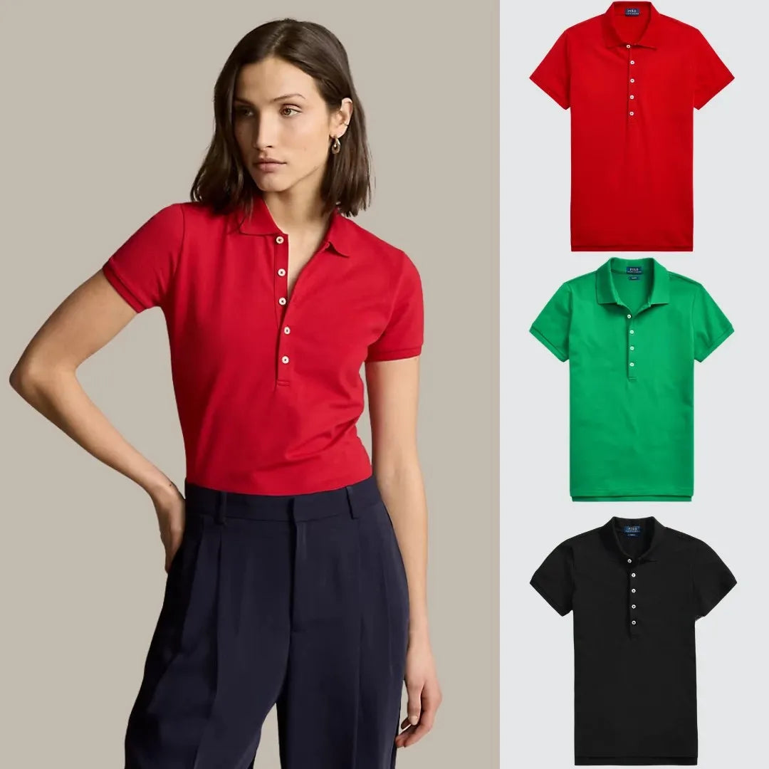 ACHETEZ 1, RECEVEZ 3 ! ENSEMBLE DE POLOS EN COTON PIQUÉ