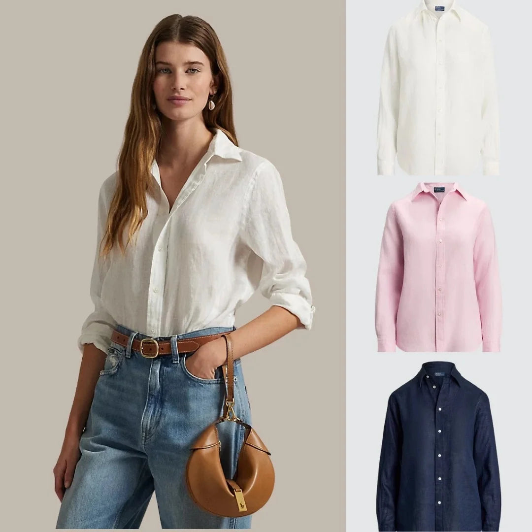 ACHETEZ 1, RECEVEZ 3 ! CHEMISE EN LIN CLASSIQUE